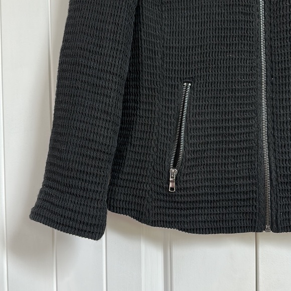 SOLD ⬇️ Joie Black Zip Up Moto Blazer Jacket - Picture 9 of 17